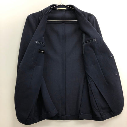 極美品◆リングヂャケット 3B ジャケット 春夏用 ウール メンズ サイズ44 ネイビー RING JACKET 【AFA8】