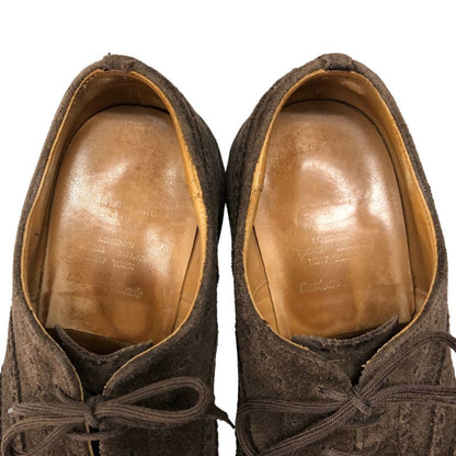 チャーチ レザーシューズ ウイングチップ フェアフィールド スエード メンズ UK6.5F ブラウン Church's FAIRFIELD 約25.0cm【AFC9】