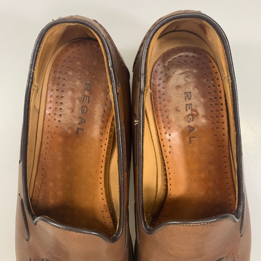 ポロ ラルフローレン レザーシューズ タッセルローファー 日本製 メンズ サイズ26cm ブラウン Polo Ralph Lauren 約26.0cm【AFC6】