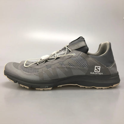 サロモン アンドワンダーコラボ スニーカー reflective mesh sneaker  グレー サイズ27cm メンズ SAROMON 約27.0cm【AFD12】