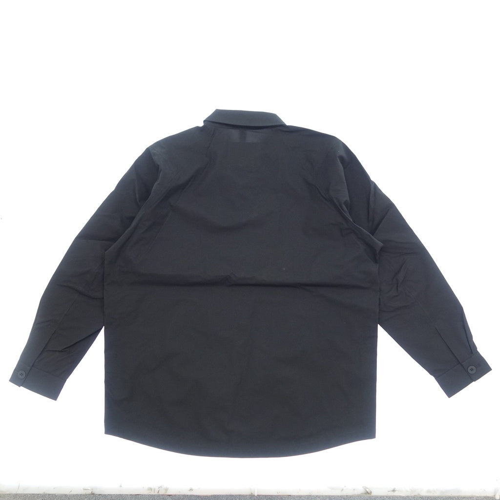 Unused ◆Goldwin Long Sleeve Shirt Partex Shield Air Oversized Shirt GL04130 Black Size 2 Goldwin PERTEX [AFB16] 