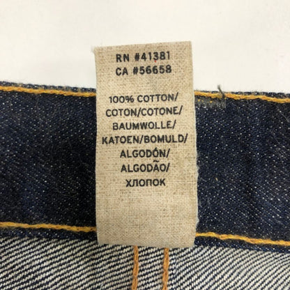 ダブルアールエル ラルフローレン デニムパンツ ボタンフライ インディゴ メンズ サイズ W29 L30 RRL RALPH LAUREN 【AFB20】