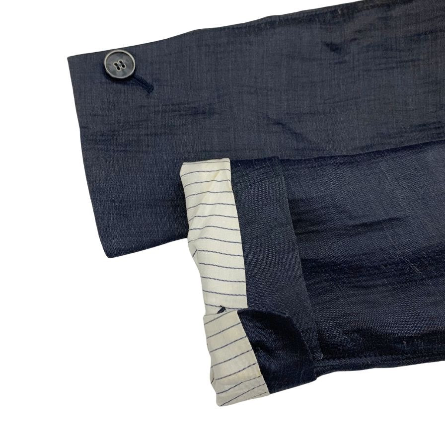 美品◆アルマーニコレッツィオーニ テーラードジャケット ウール リネン グレー系 メンズ サイズ46 ARMANI COLLEZIONI 【AFB27】