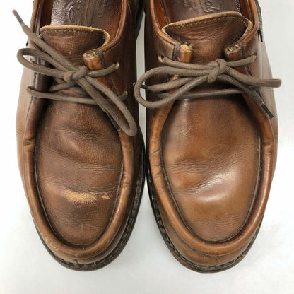 パラブーツ レザーシューズ チロリアンシューズ ミカエル デカタグ ブラウン メンズ サイズ表記無し PARABOOT 約不明cm【AFC3】