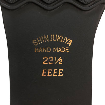 新宿屋 レザースニーカー オーストリッチ 2781-085 レッド×ベージュ 23.5cm レディース shinjukuya 約23.5cm【7F2-1】