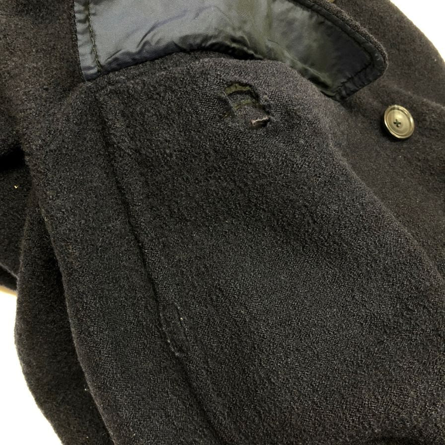 美品◆タリアトーレ ブリッラ ペル イル グスト チェスター コート ダブル ウール ネイビー メンズ サイズ48 Tagliatore Brilla per il gusto 【AFA8】