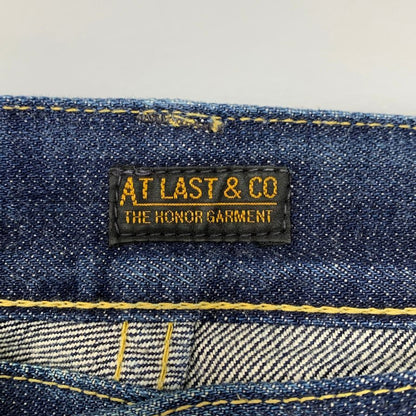 アットラスト デニム 203 インディゴ ボタンフライ メンズ ブルー サイズ32 ATLAST＆CO 【AFB42】