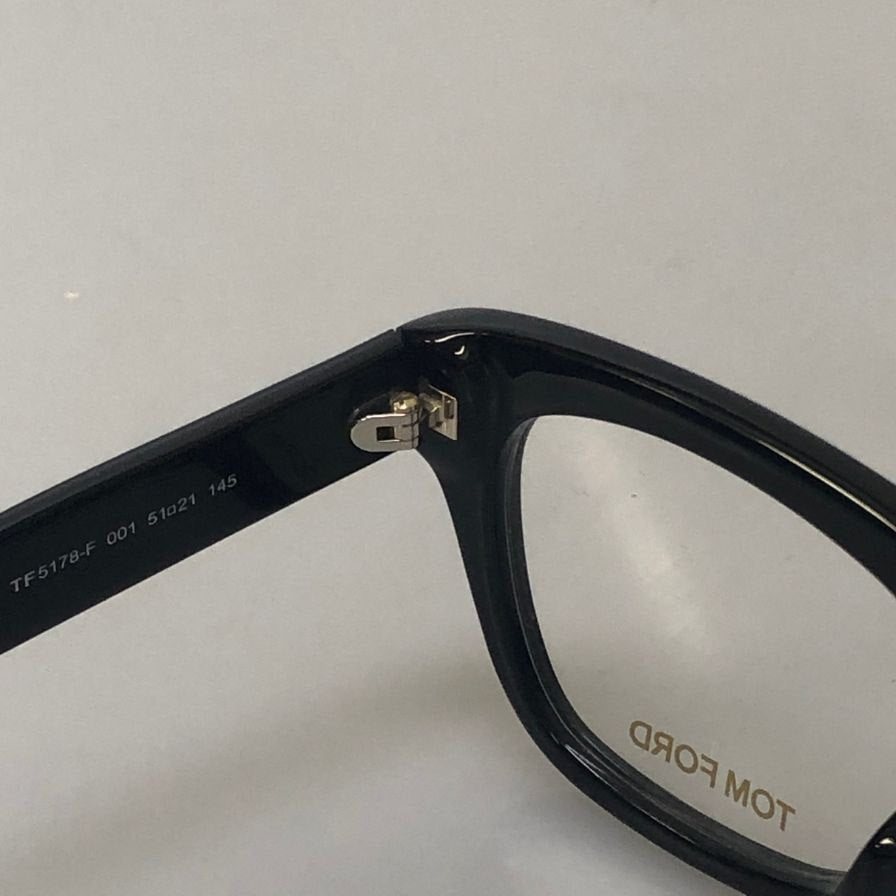 トムフォード  メガネ サングラス   TF 5178-F 001 51□21 ブラック TOM FORD【AFI18】