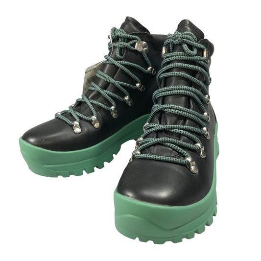 メレル ブーツ トレッキングブーツ Bristol MID レディース サイズ24.5 ブラック グリーン系 MERRELL 約24.5cm【AFD6】