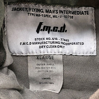 美品◆フォステックスガーメンツ MA-1 ボンバージャケット リバーシブル カモフラ メンズ サイズXL F.M.C.D FOSTEX GARMENTS 【AFA18】