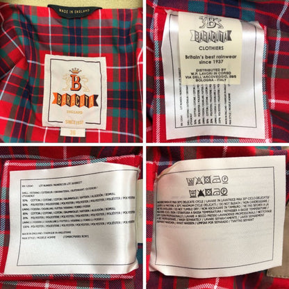 中古◆バラクータ ブルゾン ハリントンジャケット G9 スウィングトップ メンズ ベージュ サイズ36 BARACUTA 【AFB3】