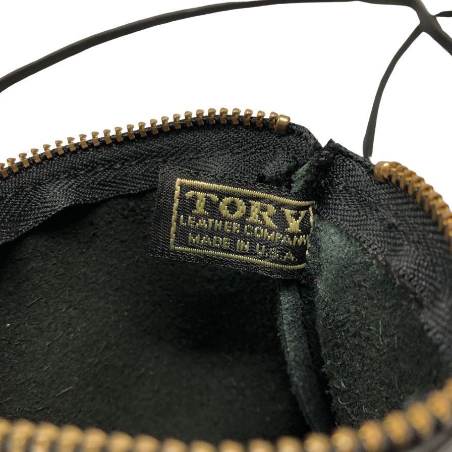 トリーレザー レザーポシェット サコッシュ ブラック ユニセックス TORY LEATHER【LA】