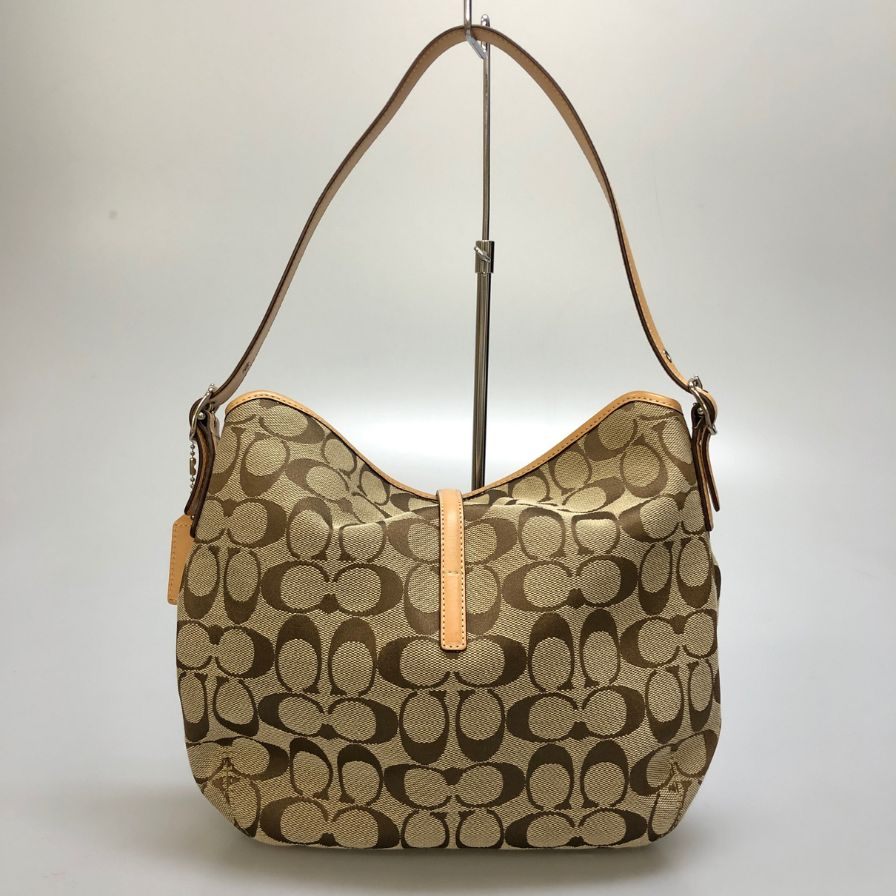 コーチ ハンドバッグ シグネチャー  キャンバス A04M6845 レディース ブラウン COACH【AFE3】