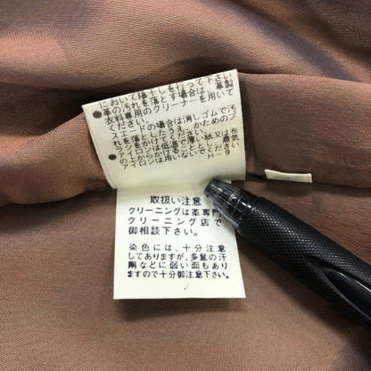 極美品◆スウィング レザー ワンピース ノースリーブ ラムレザー 【AFB3】