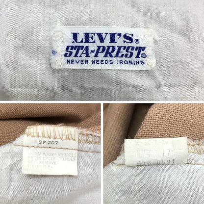 リーバイス フレアパンツ スタプレ ベージュ メンズ W30 L29 LEVIS 【AFB45】