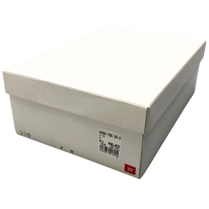 新宿屋 レザースニーカー レザー×シャーク 0230-735 ブラック 23.0cm レディース shinjukuya 約23.0cm【7-7】