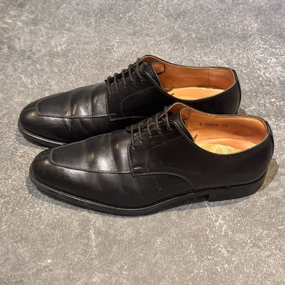 スコッチグレイン レザーシューズ Uチップ F-0353 ブラック メンズ サイズ26EEE SCOTCH GRAIN ビジネスシューズ 約26.0cm【LA】【中古】