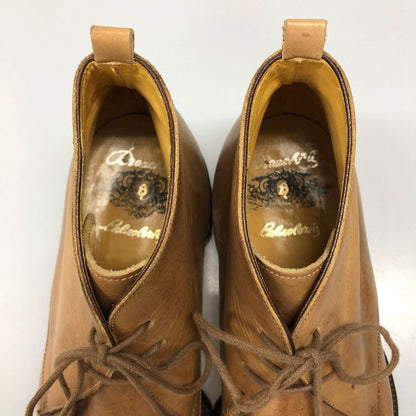 ステファノ ブランキーニ チャッカブーツ カーフ ライトブラウン UK6.5 Stefano Branchini 約25.0cm【AFC4】