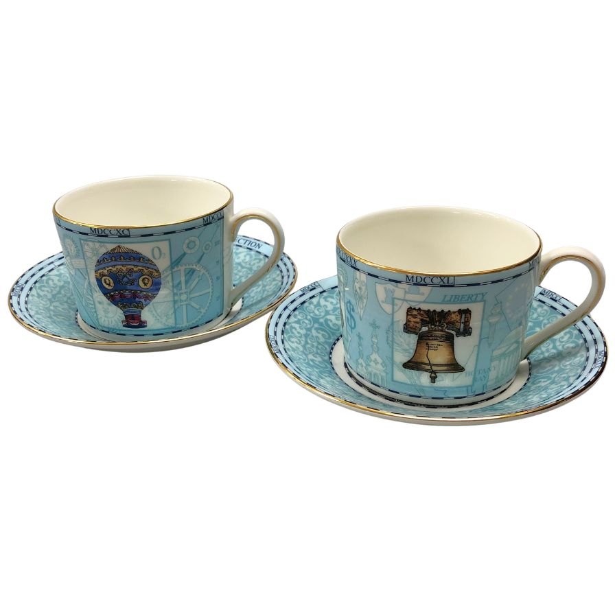 ウェッジウッド ペア カップ&ソーサー ミレニアムコレクション 1997年 WEDGWOOD