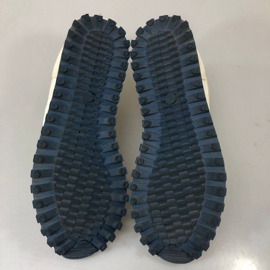 ノヴェスタ ローカットスニーカー スエード×ナイロン ホワイト ユニセックス サイズ40 NOVESTA 約25.5cm【YB5】