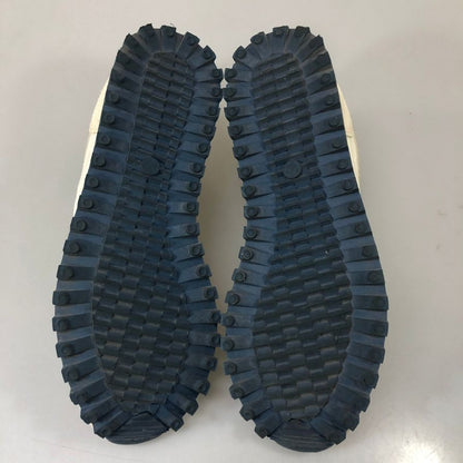 ノヴェスタ ローカットスニーカー スエード×ナイロン ホワイト ユニセックス サイズ40 NOVESTA 約25.5cm【YB5】