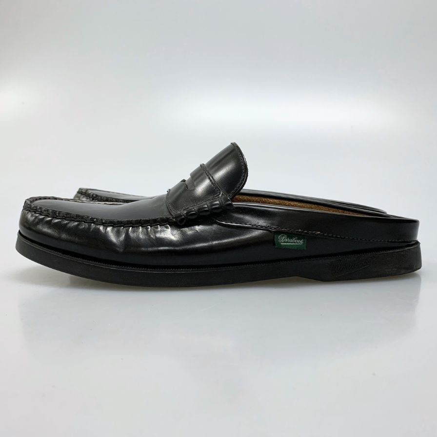 パラブーツ ローファー スリッポン ブラック サイズ8 メンズ 革靴 Paraboot スリッポン 約26.5cm【LA】【中古】