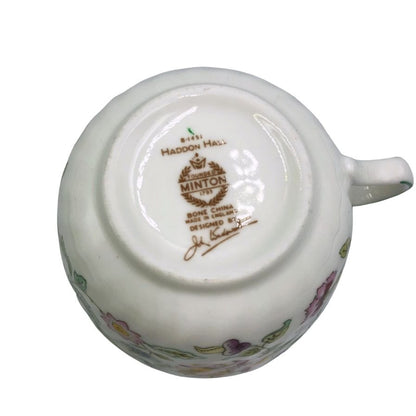 ミントン ハドンホール 洋食器 カップ ソーサ― 2客 セット アンティーク ティーカップ MINTON HADDON HALL【AFI20】【中古】