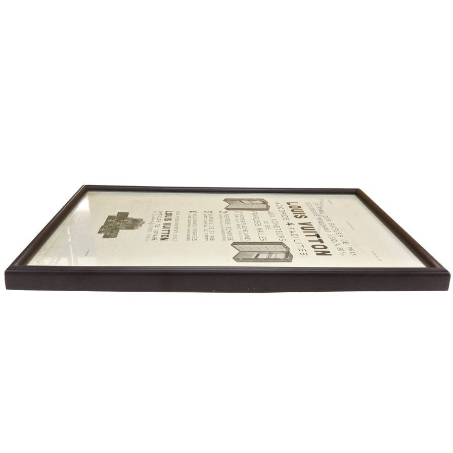 ルイヴィトン ポスター モノグラム トランク 1932年代 ヴィンテージ 額付き Louis Vuitton【AFE13】【中古】