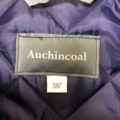 極美品◆オーケン コール キルティングジャケット ネイビー メンズ サイズ36 Auchincoal 【AFA21】