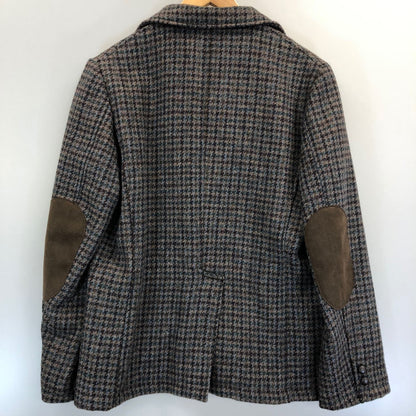 極美品◆セプティズ 2B ジャケット ハリスツイード生地 メンズ サイズ38 グレー系 SEPTIS HARRIS TWEED 【AFA3】