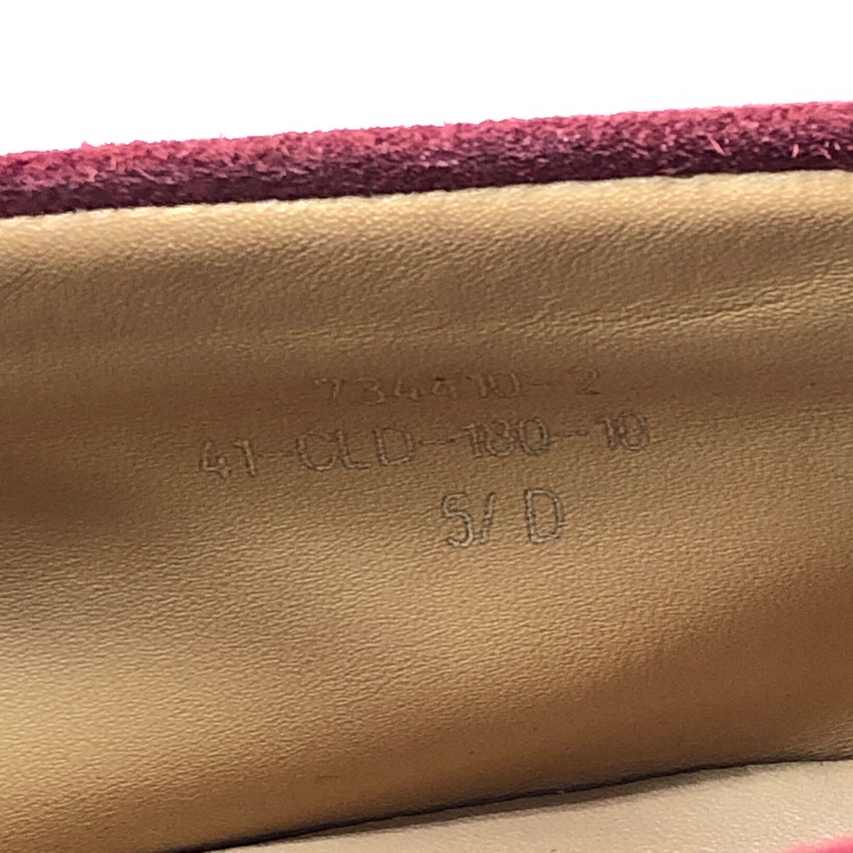 ジェイエムウエストン 180 スエード シグニチャーローファー レッド サイズ5D メンズ J.M.WESTON ローファー 約25.0cm【LA】【中古】