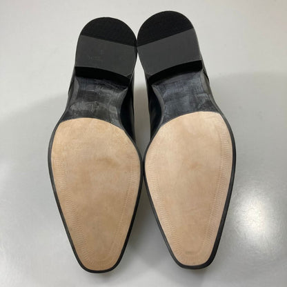 ユナイテッドアローズ グリーンレーベルリラクシング  ストレートチップ レザー メンズ ブラック サイズ7.5  UNITED ARROWS 約25.5cm【AFD4】