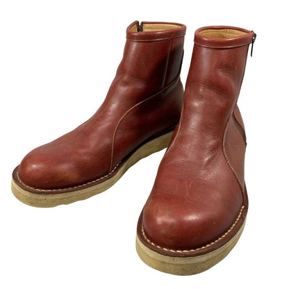 ダナー D914107 サイドジップ ブーツ ワークホース メンズ サイズ8 ブラウン  Danner 約26.0cm【AFC6】