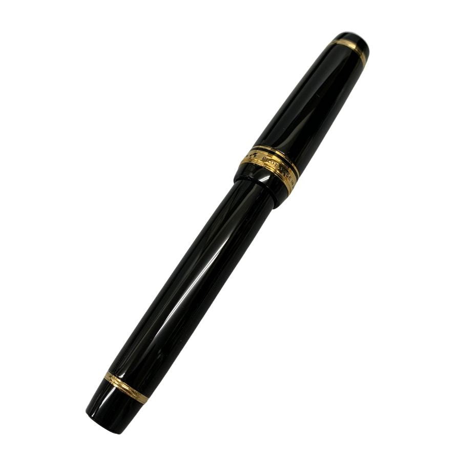 美品◆パイロット 万年筆 カスタム 漆 ペン先18k-750 ブラック PILOT CUSTOM URUSHI【AFI18】