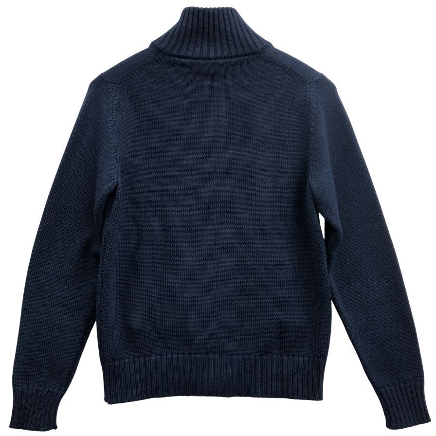 美品◆ザノーネ ニット カーディガン ウール 7ET JP1 ZC012 メンズ サイズ44 ネイビー ZANONE 【AFB16】