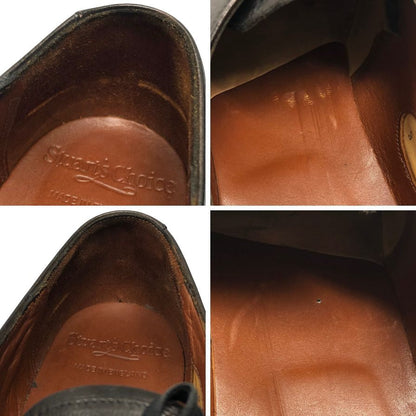 グレンソン マスターピース スチュアートチョイス レザーシューズ 外羽根 プレーントゥ ブラック サイズ8D Grenson 約27.0cm【AFC8】