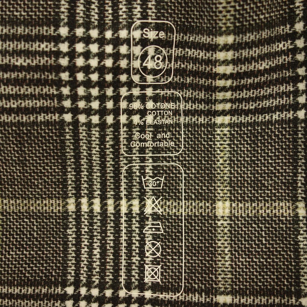 美品◇チルコロ ジャージージャケット 1901 チェック柄 メンズ グレー