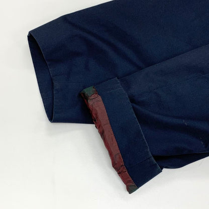 中古◆ロンドンフォグ バルカラーコート ヴィンテージ カナダ製 ネイビー メンズ サイズ 40 LONDON FOG 【AFB42】