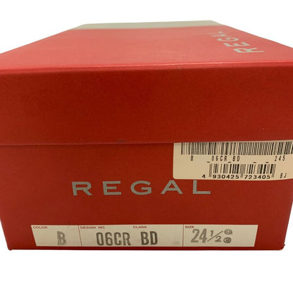 美品◆リーガル レザーシューズ 06CR Yチップ サイズ24.5 メンズ ブラック REGAL【AFD9】