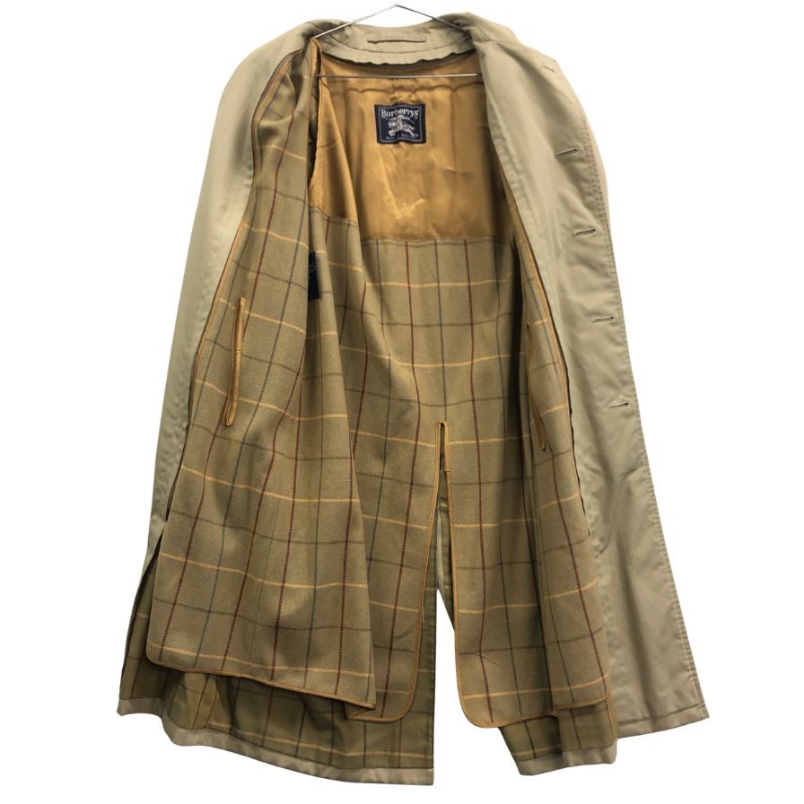 バーバリー バルカラーコート 90S 旧タグ ライナー付き ベージュ メンズ サイズ表記なし Burberry【LA】