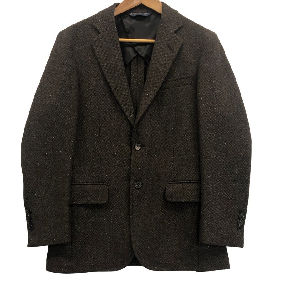 美品◆ブルックスブラザーズ スリム フランネル ジャケット メンズ サイズ37 ブラウン Brooks Brothers 【AFA12】