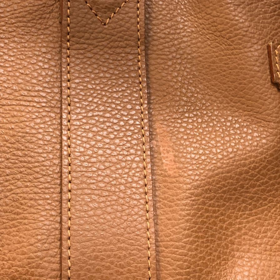 サルヴァトーレ フェラガモ ボストンバッグ レザー ゴールド金具 ブラウン Salvatore Ferragamo【AFE8】