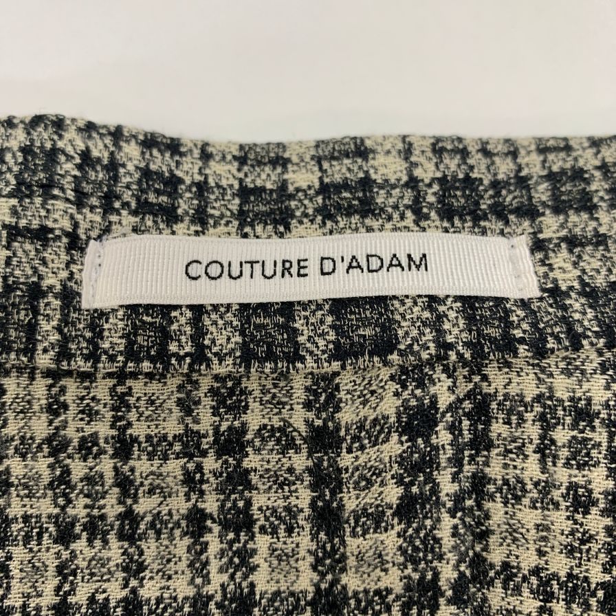 美品◆クチュール ド アダム  ダブル レーヨン ジャケット  メンズ サイズ 38 ブラウン COUTURE D'ADAM 【AFB16】