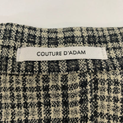 美品◆クチュール ド アダム  ダブル レーヨン ジャケット  メンズ サイズ 38 ブラウン COUTURE D'ADAM 【AFB16】