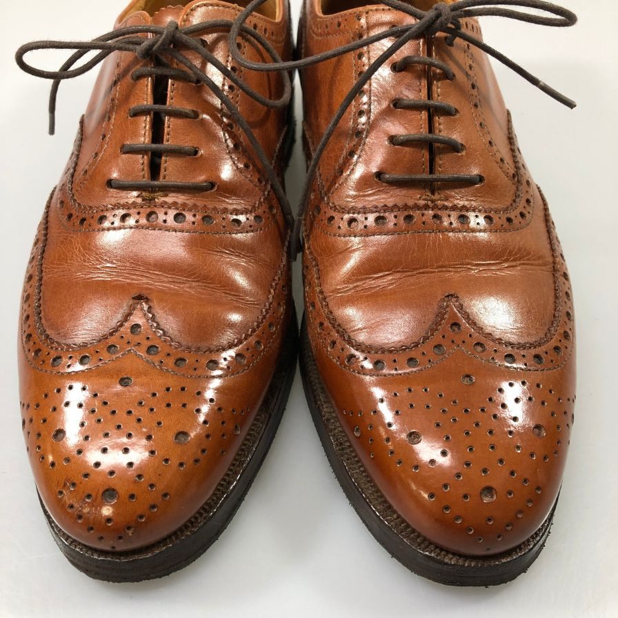 ロイドフットウェア レザーシューズ ウイングチップ メンズ ブラウン サイズUK5E Lloyd Footwear 約24.0cm【AFC49】