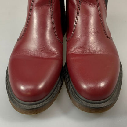 ドクターマーチン チェルシーブーツ 2976 サイドゴア レザー チェリーレッド メンズ サイズUK7 Dr.Martens 約26.0cm【AFC40】