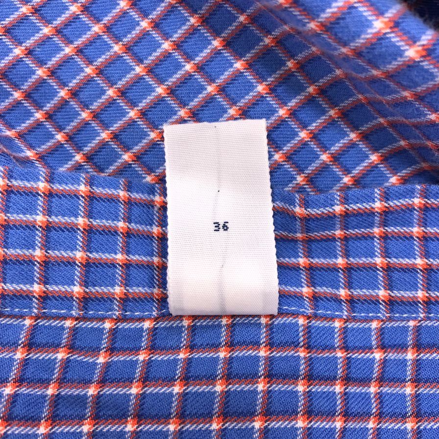 ラルフローレン チェックシャツ ボタンダウン パープル系 メンズ サイズL RALPH LAUREN【LA】