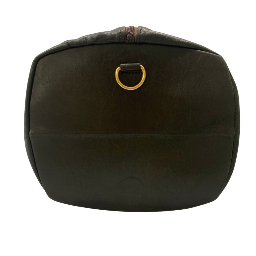 ロンシャン ボストンバッグ ブラック レザー LONGCHAMP【AFE4】