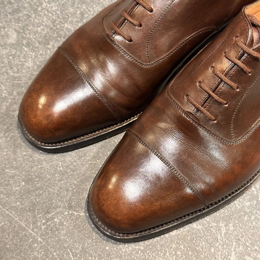 ジェイエムウエストン 300 ストレートチップ ブラウン サイズUK5.5E  メンズ J M Weston ビジネスシューズ 約24.0cm【LA】【中古】