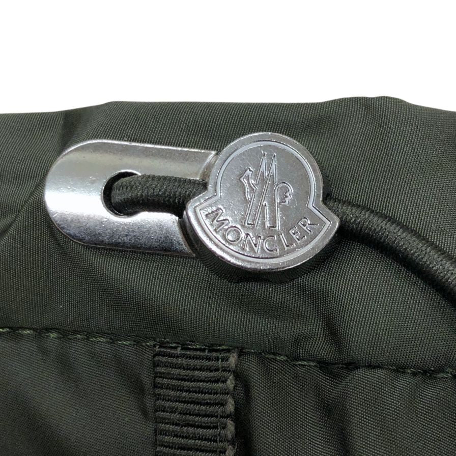 モンクレール 20SS GONNA ナイロンプリーツスカート サイズ38 レディース カーキ F20932071200 MONCLER【AFB38】